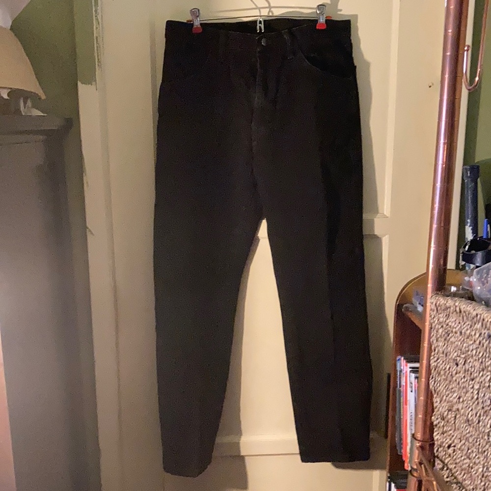 Men’s rustler jeans size 34X 30 Black.